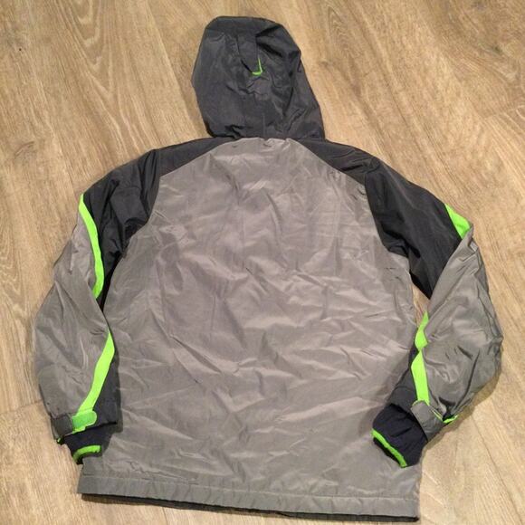 Lands’ End boys gray lightweight jacket M 10/12 - Picture 2 of 3